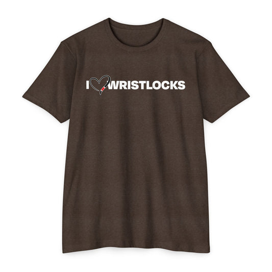 I Love Wristlocks Jiu-jitsu T-shirt - Perfect Gift for People Who Love Jiu-jitsu