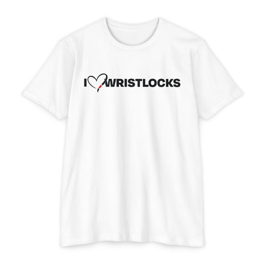 I Love Wristlocks Jiu-jitsu T-shirt - Perfect Gift for People Who Love Jiu-jitsu